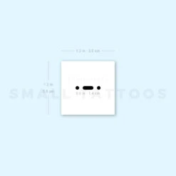 Morse Code R Temporary Tattoo (Set Of 3) -Da Vinci Shop image1 st 750px 30c3b5e3 b376 43d3 9c7c 34cc25e25e07