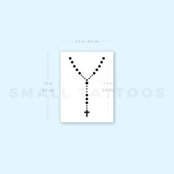 Rosary Temporary Tattoo (Set Of 3) -Da Vinci Shop image1 st 750px 30cae072 cd8f 47cb 8952 441e364ea7bb