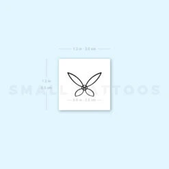 Small Witch's Knot Butterfly Temporary Tattoo (Set Of 3) -Da Vinci Shop image1 st 750px 344fb6fb fa4e 45a9 857f 640bf64b32a0