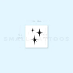 Small Stardust/Sparkle Temporary Tattoo (Set Of 3) -Da Vinci Shop image1 st 750px 353e58cd 1ba6 4b89 a332 eaf36047be8b