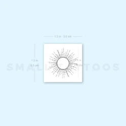 Shining Sun Temporary Tattoo - Set Of 3 -Da Vinci Shop image1 st 750px 365d64aa 40cb 4a90 9c83 a2fb2118bf88