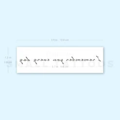 I Remember You Every Day Temporary Tattoo - Set Of 3 -Da Vinci Shop image1 st 750px 36f02bf2 495c 4c4b b794 9361dddf1cc6