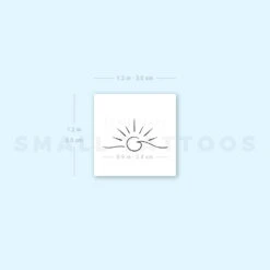 Small Wave Sunset Temporary Tattoo (Set Of 3) -Da Vinci Shop image1 st 750px 385f737e ec75 4aa6 bff6 948930d320d8