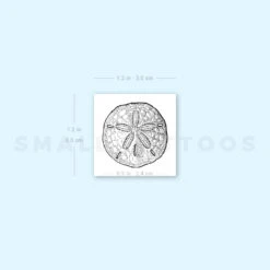 Sand Dollar Temporary Tattoo (Set Of 3) -Da Vinci Shop image1 st 750px 3c22b17d 54c0 4982 b733 b3c4bb2bca64