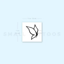 Minimalist Flying Butterfly Temporary Tattoo (Set Of 3) -Da Vinci Shop image1 st 750px 3c230d23 8a34 475c 9d0b 35114dda0443