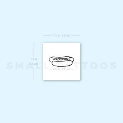 Hot Dog Temporary Tattoo (Set Of 3) -Da Vinci Shop image1 st 750px 3e6b2026 efff 4d01 8d7f ad871c1ea672
