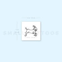Goat Temporary Tattoo - Set Of 3 -Da Vinci Shop image1 st 750px 4860ddba ca4b 45ce bb86 37ae32647f34