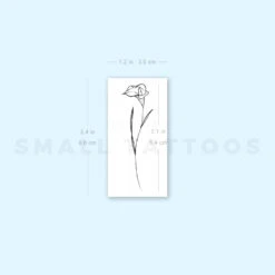 Calla Temporary Tattoo (Set Of 3) -Da Vinci Shop image1 st 750px 4f8c1798 d003 48f5 b5fb b60799b8a127