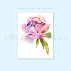 Light Pink Peony By Ann Lilya Temporary Tattoo (Set Of 3) -Da Vinci Shop image1 st 750px 5aa07b44 2dca 4814 8ce1 4531c4f4fca7