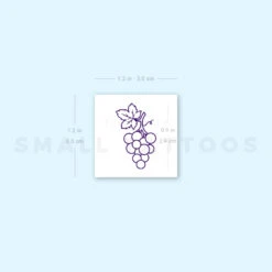 Grapes Temporary Tattoo (Set Of 3) -Da Vinci Shop image1 st 750px 5dfea878 d65f 4f2e ba65 328cff560d26