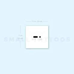 Morse A Temporary Tattoo (Set Of 3) -Da Vinci Shop image1 st 750px 661757d9 c395 448d a6a2 74c2f5065314