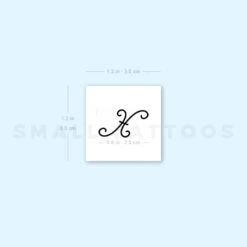 Rihanna Pisces Symbol Temporary Tattoo - Set Of 3 -Da Vinci Shop image1 st 750px 68181333 b9b2 4841 a17f 3ae012092a64