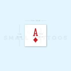 Ace Of Diamonds Temporary Tattoo - Set Of 3 -Da Vinci Shop image1 st 750px 68ff61bd ab62 408c 8029 95c20de1cfe2