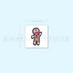 Gingerbread Temporary Tattoo (Set Of 3) -Da Vinci Shop image1 st 750px 6bcdb0d6 aaca 4e06 a799 172eafb00333