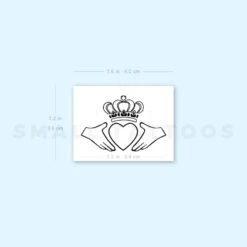 Claddagh Temporary Tattoo - Set Of 3 -Da Vinci Shop image1 st 750px 6fe549cc e266 481c 9baa 512d108f24f8