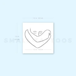 Love Myself Temporary Tattoo (Set Of 3) -Da Vinci Shop image1 st 750px 73b3f488 2132 4381 9814 6b5dc3d73a06