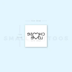 Little Choose Love Temporary Tattoo - Set Of 3 -Da Vinci Shop image1 st 750px 77cf614e c1f8 4fa5 bb8f 9dacde30e909