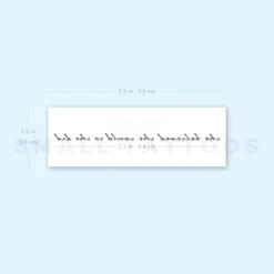 She Believed She Could So She Did Temporary Tattoo - Set Of 3 -Da Vinci Shop image1 st 750px 78f4b96b b91e 4826 a0f7 cad89f17aac7