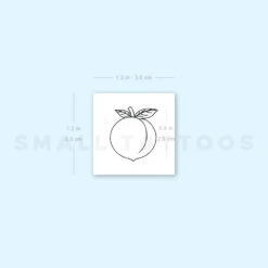 Fine Line Peach Temporary Tattoo (Set Of 3) -Da Vinci Shop image1 st 750px 7aef5119 c19d 4ec7 bc34 20c21003b6f2