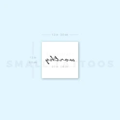 Worthy Temporary Tattoo (Set Of 3) -Da Vinci Shop image1 st 750px 7de2408c 0123 4671 9cfc dba7596bd49e