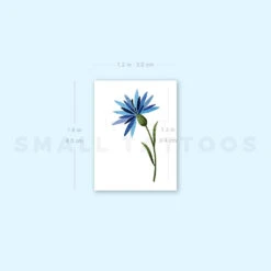 Little Cornflower By Ann Lilya Temporary Tattoo (Set Of 3) -Da Vinci Shop image1 st 750px 829d6be8 eb51 4121 87ee 989e42b7fbd7
