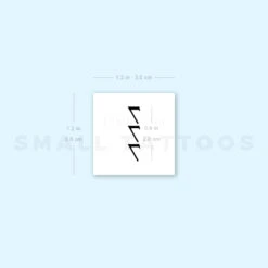 Vertical 777 Temporary Tattoo (Set Of 3) -Da Vinci Shop image1 st 750px 83126157 d77f 4fdd 840f e3358b09b5d4