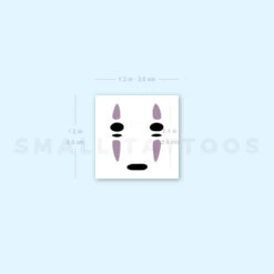 No-Face Temporary Tattoo - Set Of 3 -Da Vinci Shop image1 st 750px 85357089 3801 4a74 94a1 d05cd30c0148