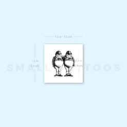 Tweedledum And Tweedledee Temporary Tattoo (Set Of 3) -Da Vinci Shop image1 st 750px 86028f0b f6c4 4340 bb11 d90225ef277d