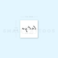 Let Go Temporary Tattoo - Set Of 3 -Da Vinci Shop image1 st 750px 86e76314 03ce 49a1 bb03 8b87622f19fa