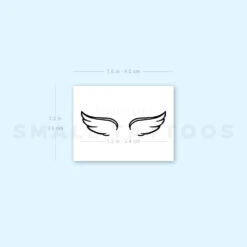 Small Wing Couple Temporary Tattoo - Set Of 3 -Da Vinci Shop image1 st 750px 89b21d9e 8c8e 44ac b194 b950aa01303e