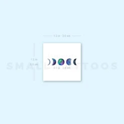 Small Moon Phases By Ann Lilya Temporary Tattoo (Set Of 3) -Da Vinci Shop image1 st 750px 89f8452d 8255 4533 9920 0fb8ef73c06f