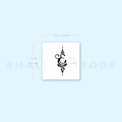 Small Breathe Sanskrit Symbol Temporary Tattoo - Set Of 3 -Da Vinci Shop image1 st 750px 90276422 dace 4bc0 ac38 08f6f125e7f9