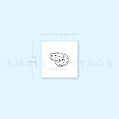 Chocolate Chip Cookies Temporary Tattoo (Set Of 3) -Da Vinci Shop image1 st 750px 90c6638c b9f9 414a 8d6a dae7b1b97d27
