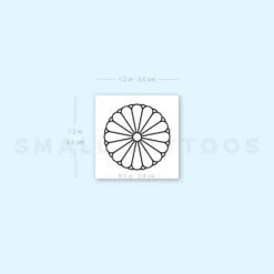 Imperial Seal Of Japan Temporary Tattoo (Set Of 3) -Da Vinci Shop image1 st 750px 946b67dc ceea 4671 a334 3312aef1cd76