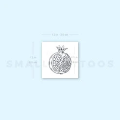 Pomegranate Temporary Tattoo (Set Of 3) -Da Vinci Shop image1 st 750px 94ef4bec 142f 4dad a1e7 ac658fb6c1bd