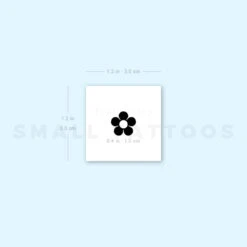 Minimalist Flower Temporary Tattoo - Set Of 3 -Da Vinci Shop image1 st 750px 9674c97b a362 4d9f 9934 f53790077108