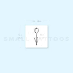 Small Tulip Temporary Tattoo (Set Of 3) -Da Vinci Shop image1 st 750px 990ece52 f19b 43b6 922e ca76d3ad9c1f