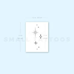 Stars Sparkles Temporary Tattoo (Set Of 3) -Da Vinci Shop image1 st 750px 9b278aa8 27d3 411b ad5d 9917368159db