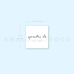 Be Strong Temporary Tattoo (Set Of 3) -Da Vinci Shop image1 st 750px a571820b 2780 42f3 8c5f c4e0314954f7