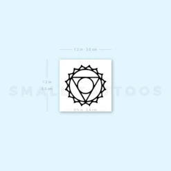 Vishuddha Chakra Temporary Tattoo - Set Of 3 -Da Vinci Shop image1 st 750px a5d9ec79 6185 47e3 8d01 63f42665bd45