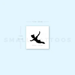 Flying Peter Pan Silhouette Temporary Tattoo (Set Of 3) -Da Vinci Shop image1 st 750px a9744378 3871 4e0f b94f 6bb89ca4bfd1