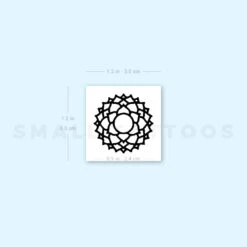 Sahasrara Chakra Temporary Tattoo - Set Of 3 -Da Vinci Shop image1 st 750px aca70c95 df65 4630 a686 5bb56a583380