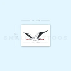 Flying Stork Temporary Tattoo (Set Of 3) -Da Vinci Shop image1 st 750px acf9d2af 977f 438b 8277 17eafe42f97b