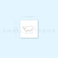Minimalist Whale Temporary Tattoo (Set Of 3) -Da Vinci Shop image1 st 750px b0134af6 16f6 4b24 b85f 148f96756a43
