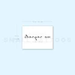No Regrets Temporary Tattoo (Set Of 3) -Da Vinci Shop image1 st 750px b37816d6 5fb5 4188 a77e 4e34e2e3cc2a