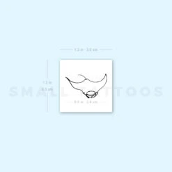 Manta Ray Temporary Tattoo (Set Of 3) -Da Vinci Shop image1 st 750px b4bdaf0c 702f 4292 92b8 450460c3ee68