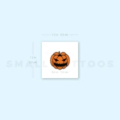 Jack-o'-Lantern Temporary Tattoo (Set Of 3) -Da Vinci Shop image1 st 750px b5dd1ebf ae13 4397 8502 bc8ac326c709