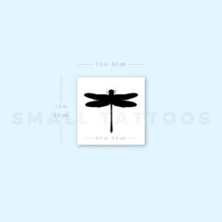 Black Dragonfly Temporary Tattoo (Set Of 3) -Da Vinci Shop image1 st 750px bdf3c6eb 27b3 4bdf 9b15 0e9486474861
