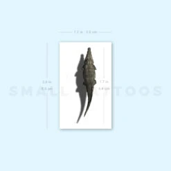 Crocodile And Shadow Temporary Tattoo (Set Of 3) -Da Vinci Shop image1 st 750px bf60bb02 f43d 4c49 9a9d 4ac216b4bc5c