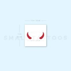 Devil Horns Temporary Tattoo (Set Of 3) -Da Vinci Shop image1 st 750px c465a5a1 a2eb 4c6f a60e 747367606b6d